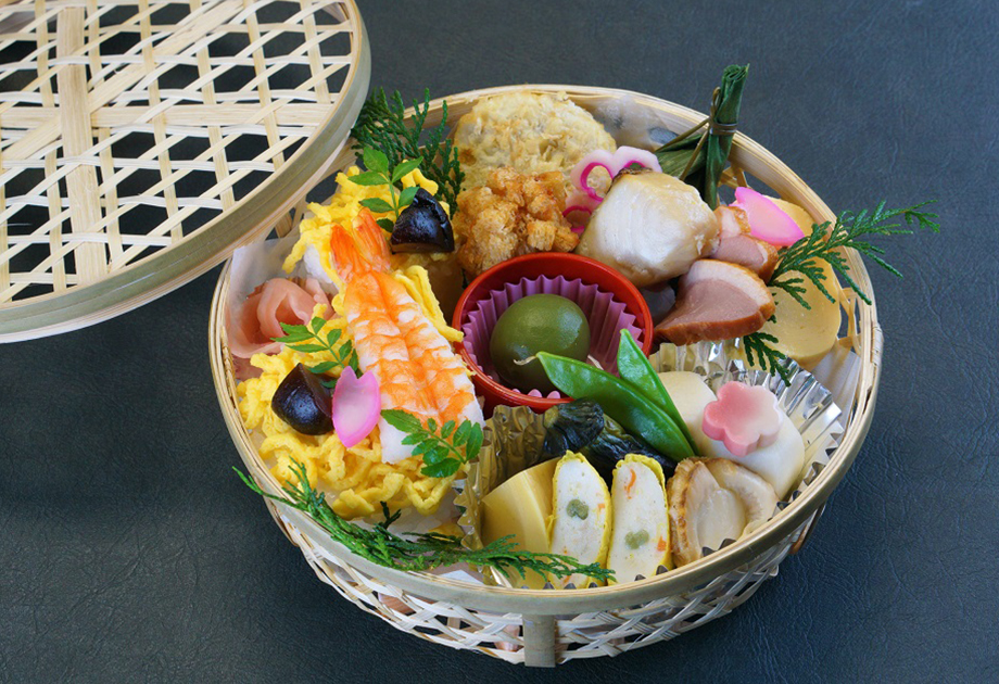 〈旬彩厨房 矢尾定〉京の竹籠御膳 2,000円