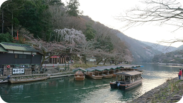 嵐山通船南乗り場